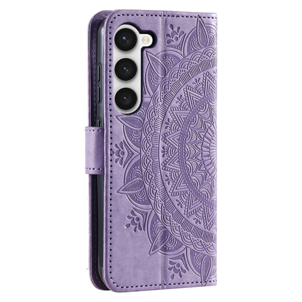 Samsung Galaxy S23 Plus Handytasche Mandala lila