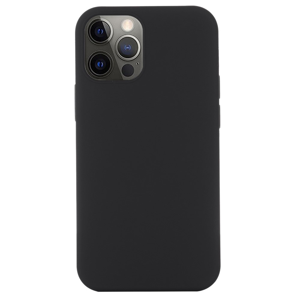 Silikonhülle MagSafe iPhone 15 Pro, schwarz