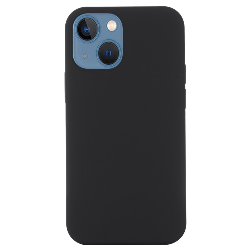 Silikonhülle MagSafe iPhone 15, schwarz