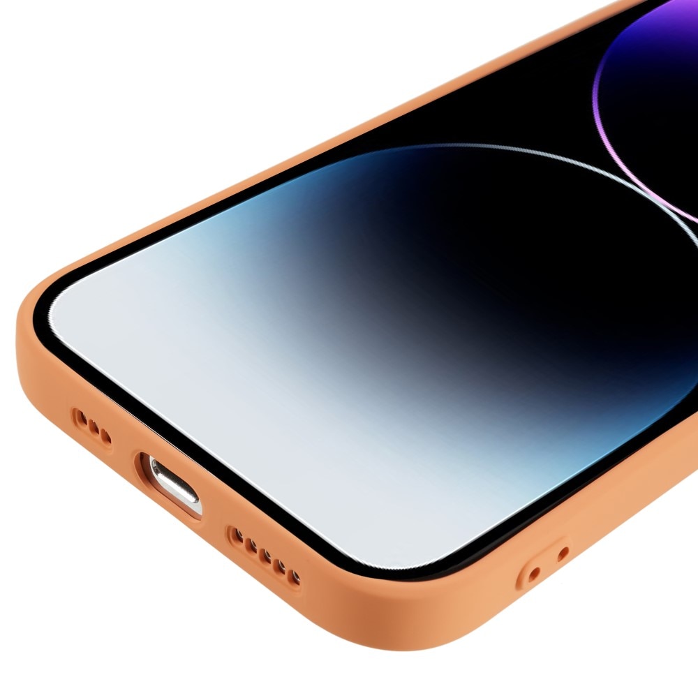 iPhone 15 Pro Max Stoßfeste TPU-hülle, orange