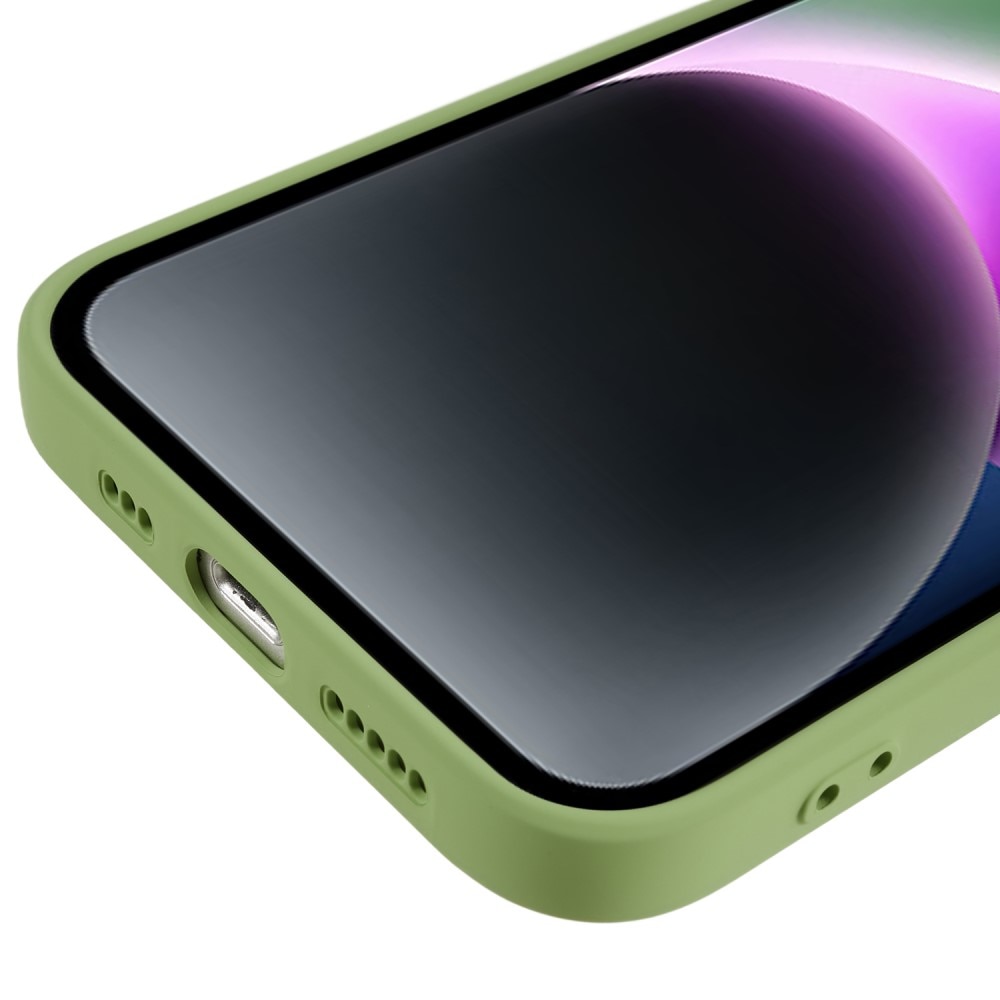 iPhone 15 Stoßfeste TPU-hülle, grün