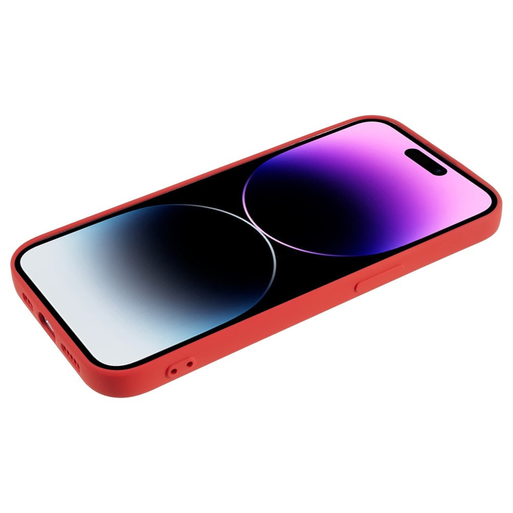 iPhone 15 Pro Stoßfeste TPU-hülle, rot