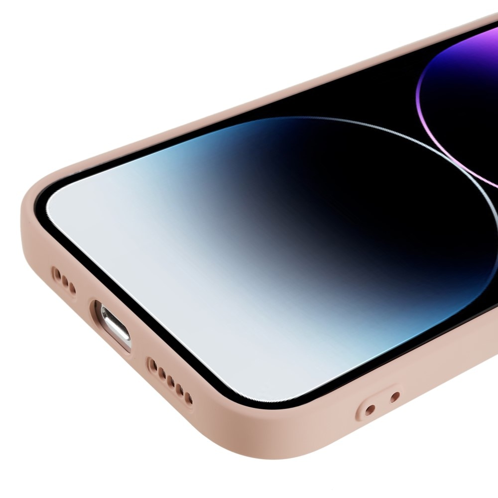 iPhone 15 Pro Stoßfeste TPU-hülle, rosa
