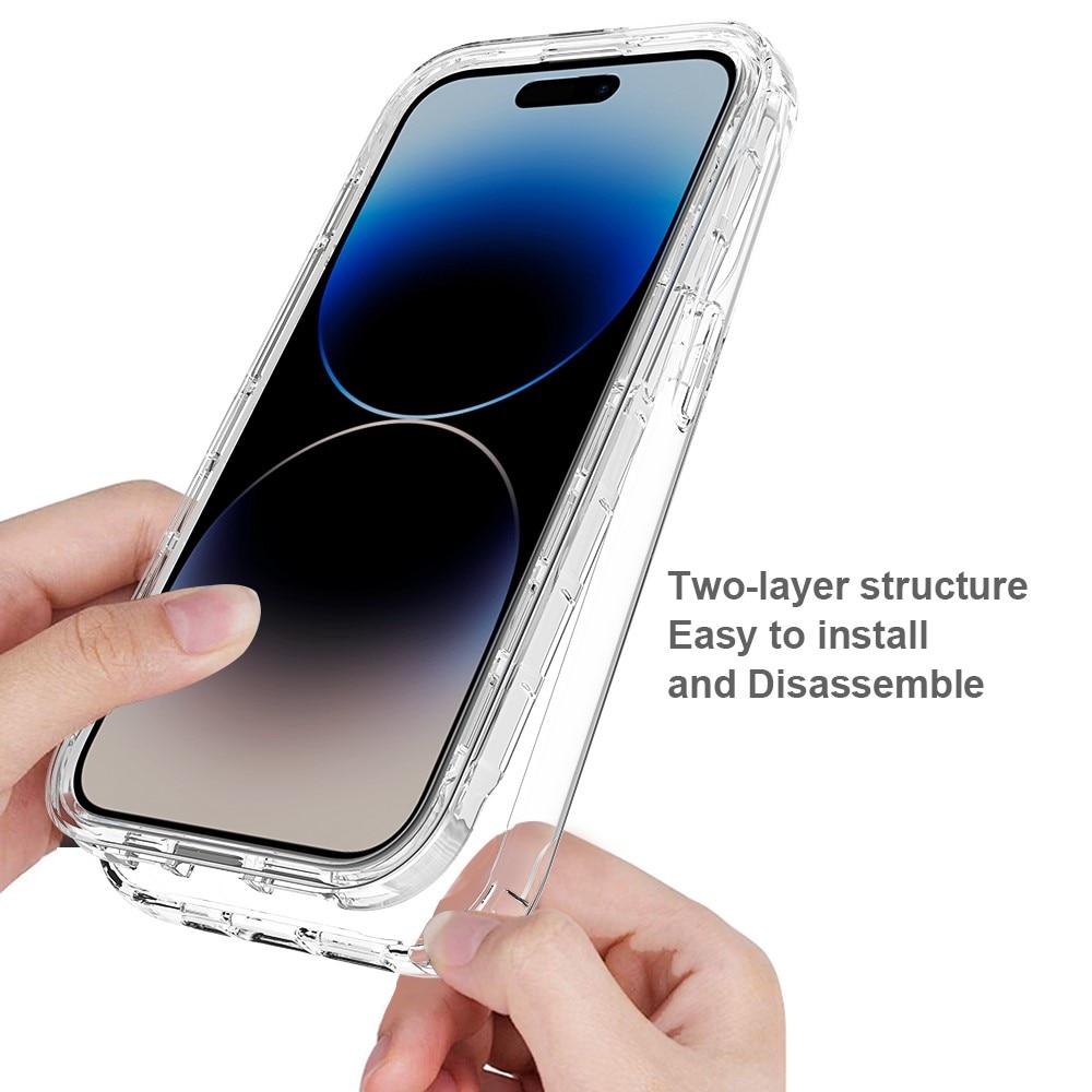 iPhone 15 Pro Full Cover Hülle Transparent