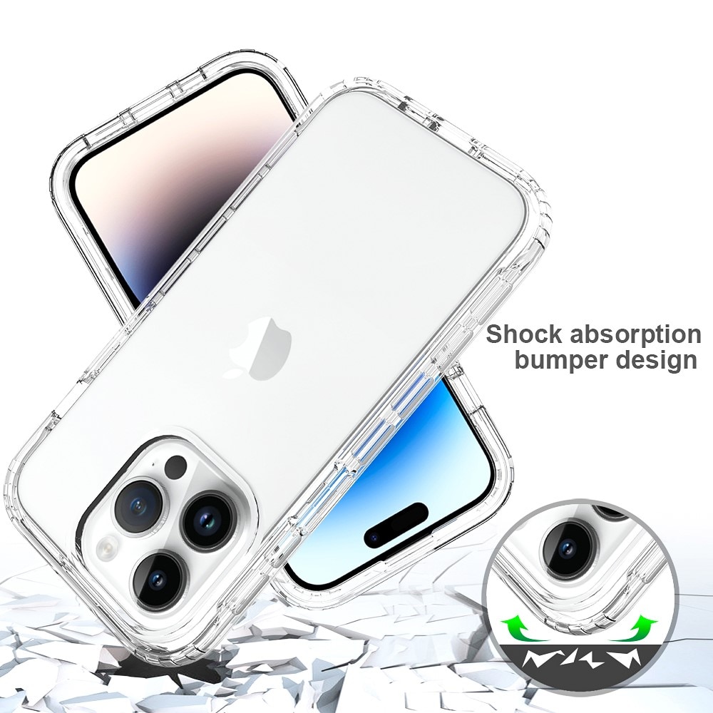 iPhone 15 Pro Full Cover Hülle Transparent