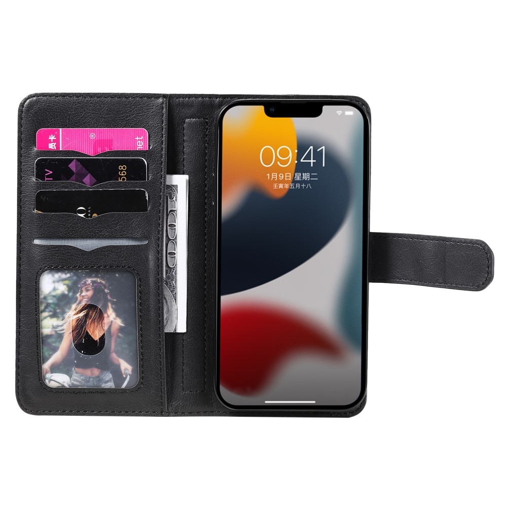 iPhone 15 Handytasche Multi-slot, schwarz