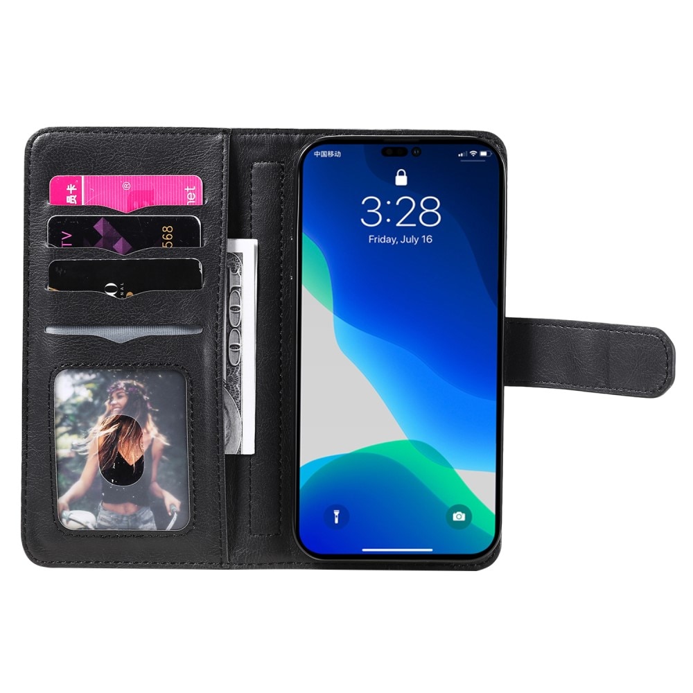 iPhone 15 Pro Max Handytasche Multi-slot, schwarz