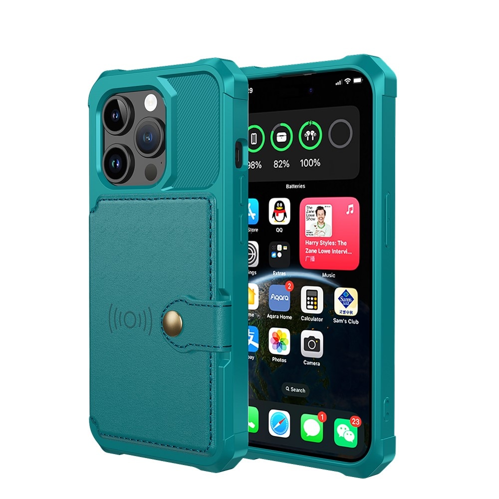 iPhone 15 Pro Max Tough Multi-slot Case grün