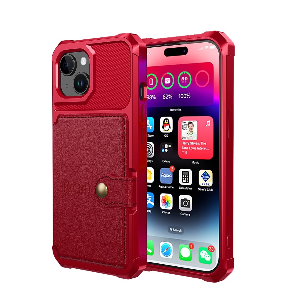 iPhone 15 Tough Multi-slot Case rot