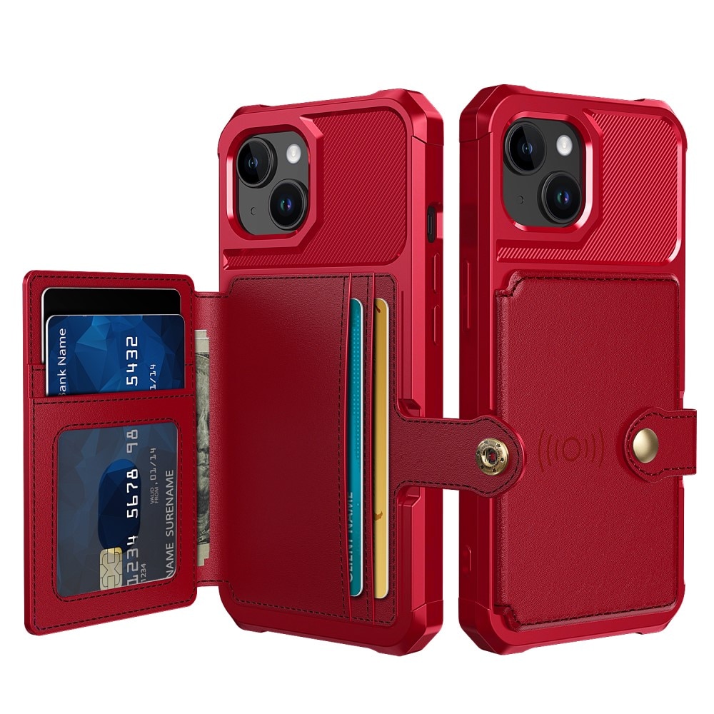 iPhone 15 Tough Multi-slot Case rot