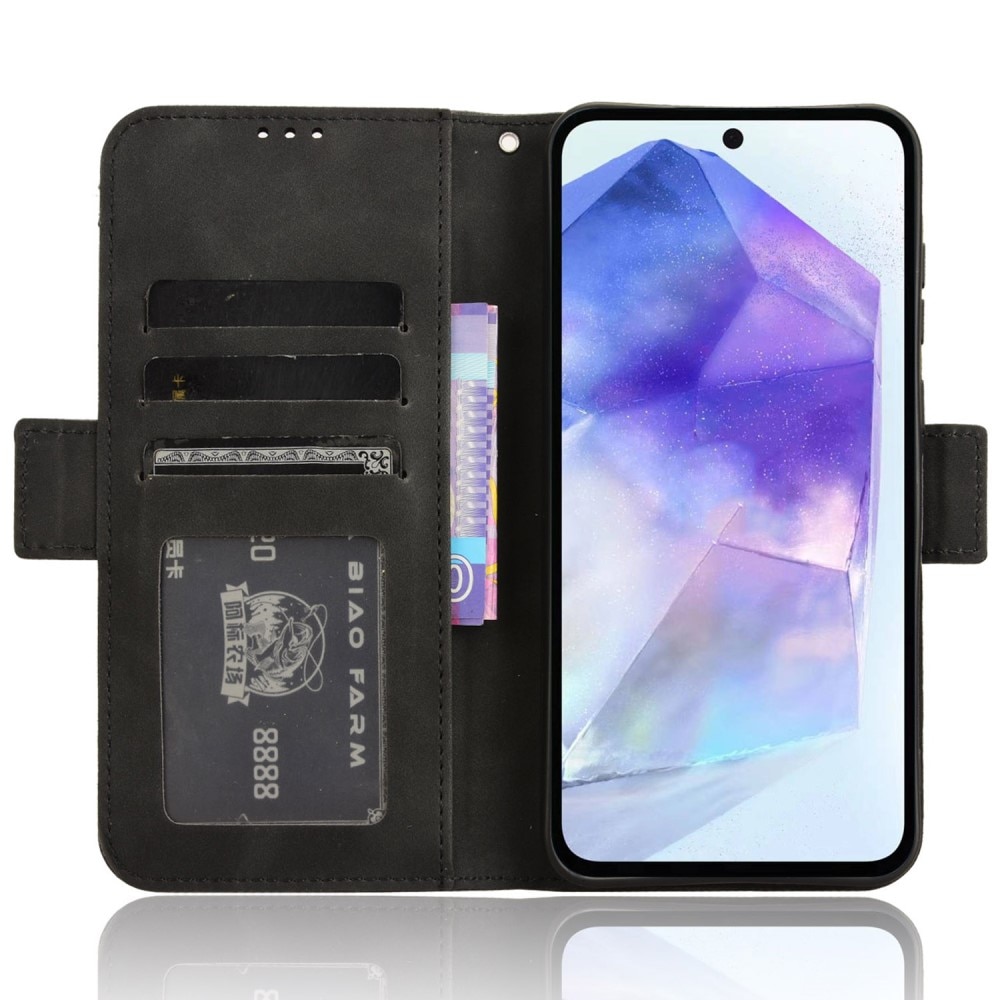 Samsung Galaxy A55 Multi Portemonnaie-Hülle schwarz