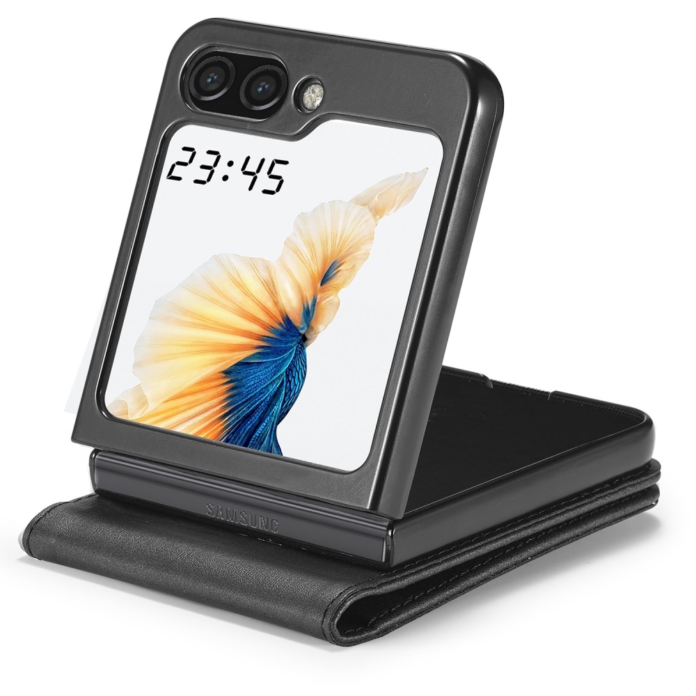 Portemonnaie-Hülle Samsung Galaxy Z Flip 6 schwarz