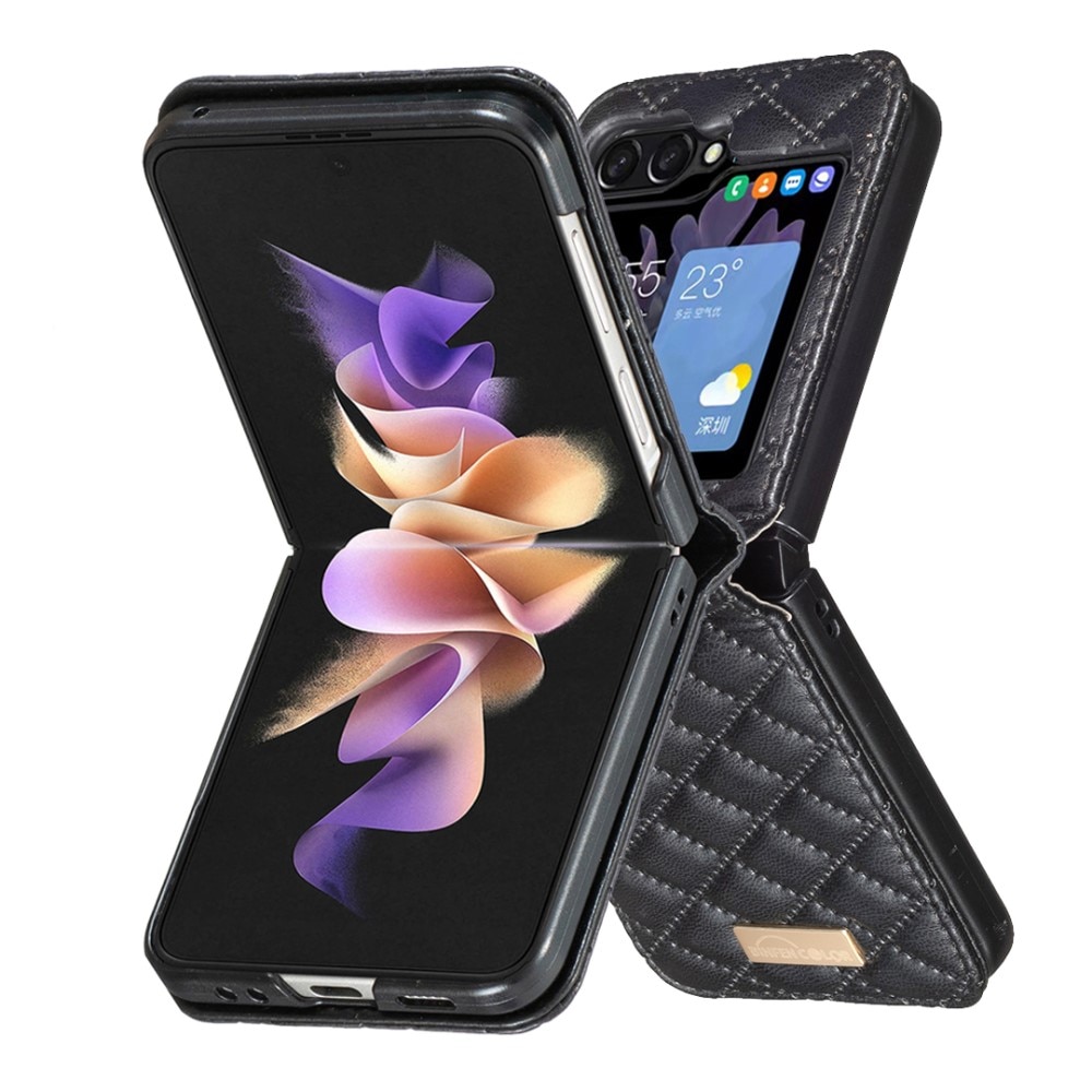 Samsung Galaxy Z Flip 6 Handytasche Quilted schwarz