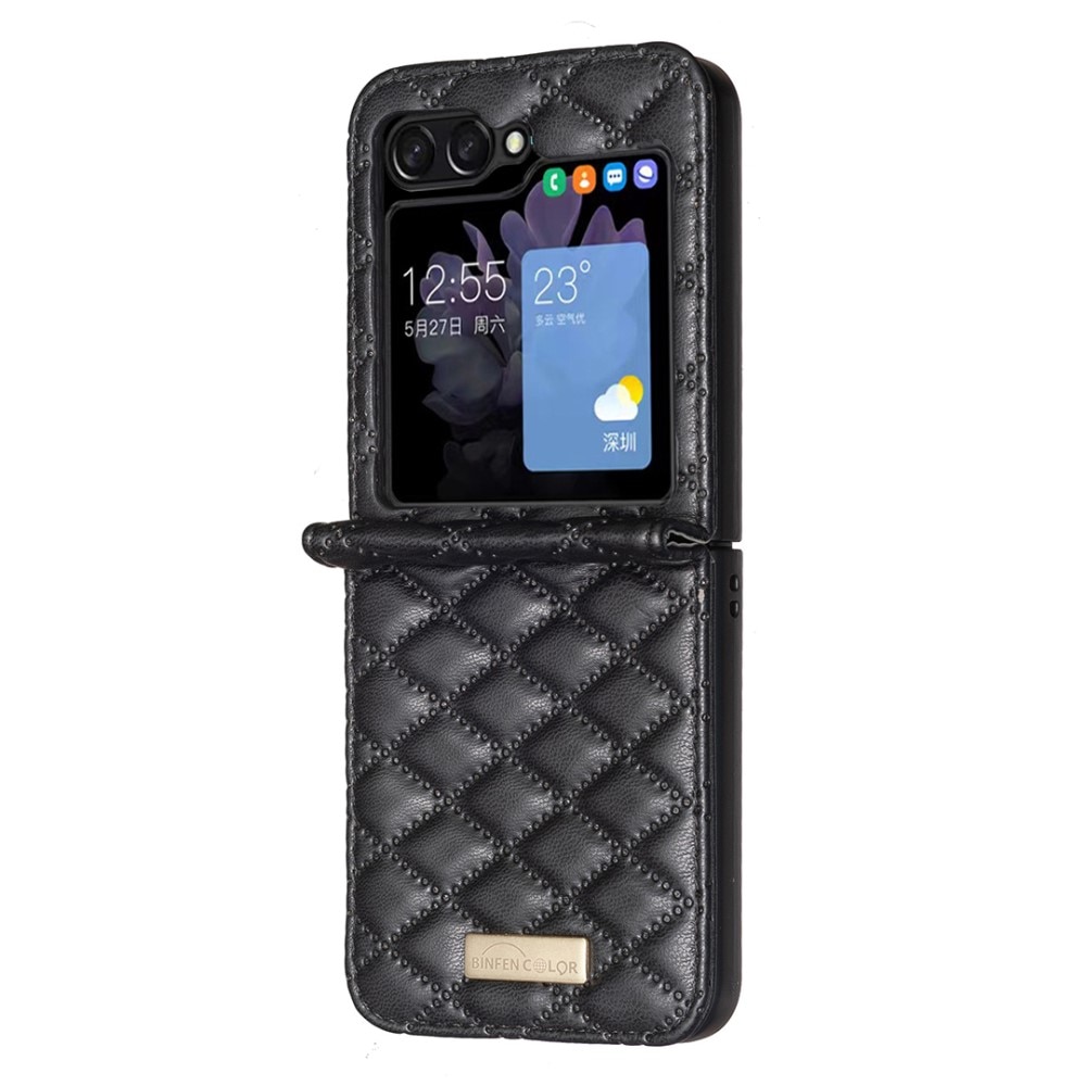 Samsung Galaxy Z Flip 6 Handytasche Quilted schwarz