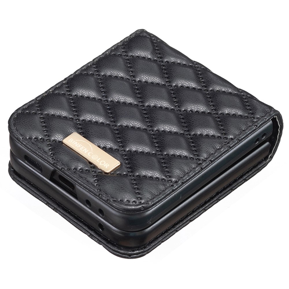 Samsung Galaxy Z Flip 6 Handytasche Quilted schwarz