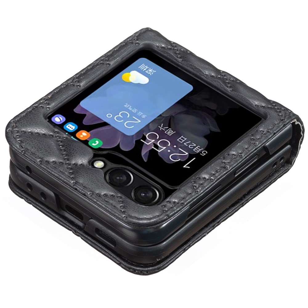 Samsung Galaxy Z Flip 6 Handytasche Quilted schwarz