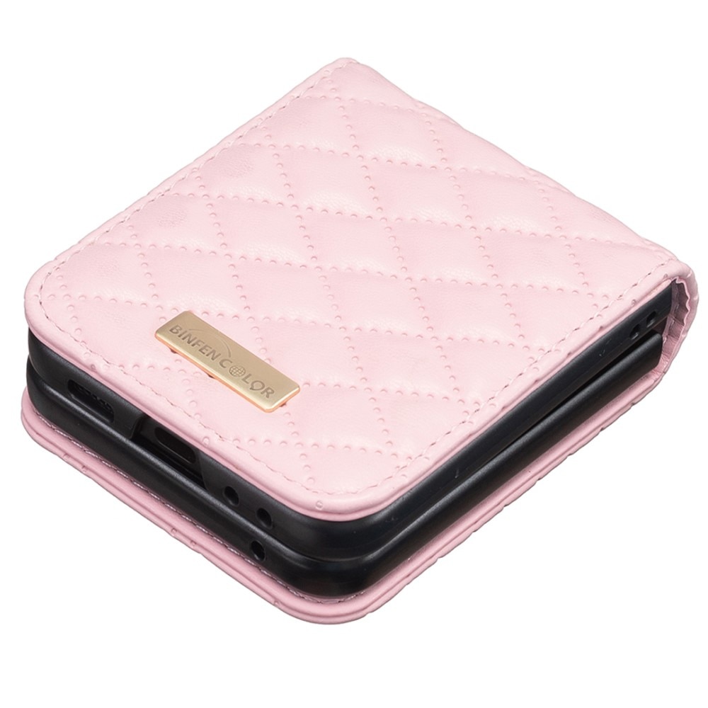 Samsung Galaxy Z Flip 6 Handytasche Quilted rosa