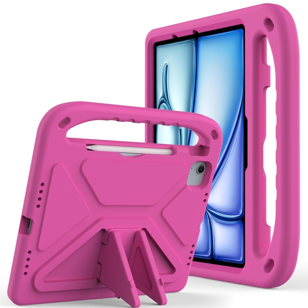 EVA-Hülle für Apple iPad Air 11 7th Gen (2025) mit Haltegriff rosa