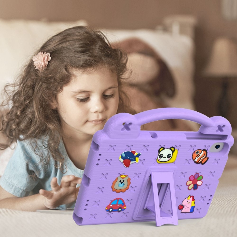 Samsung Galaxy Tab A8 10.5 Schutzhülle Kinder Kickstand EVA lila
