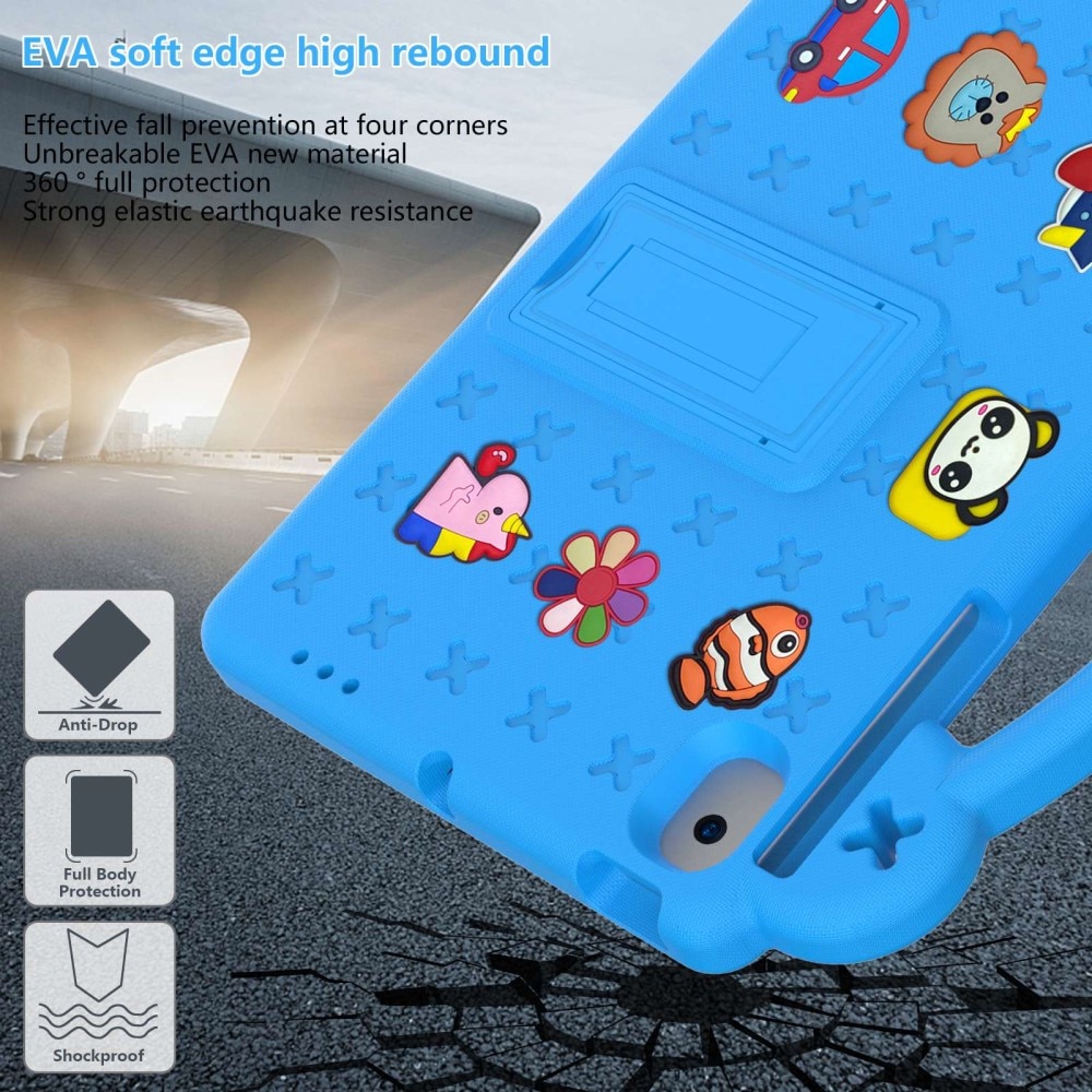 Samsung Galaxy Tab A8 10.5 Schutzhülle Kinder Kickstand EVA blau