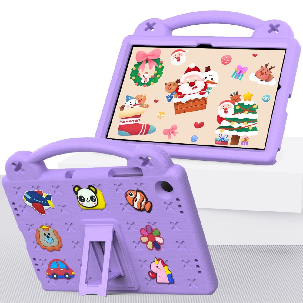 Samsung Galaxy Tab A9 Plus Schutzhülle Kinder Kickstand EVA lila