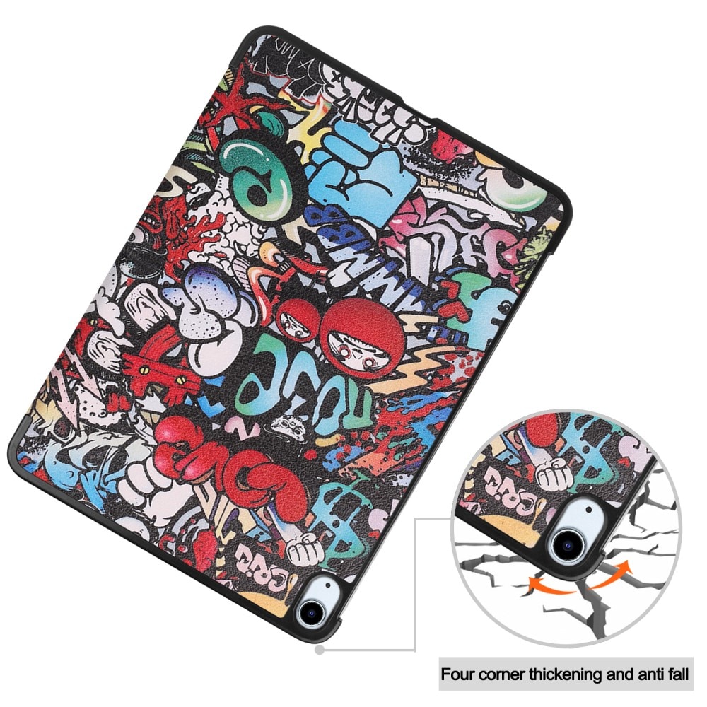 Apple iPad Air 11 7th Gen (2025) Tri-Fold Case Schutzhülle Graffiti