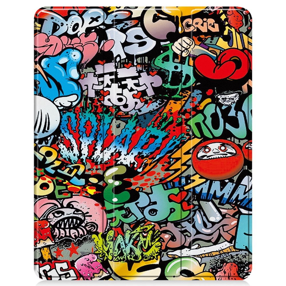 Apple iPad Air 13 (2024) Tri-Fold Case Schutzhülle Graffiti