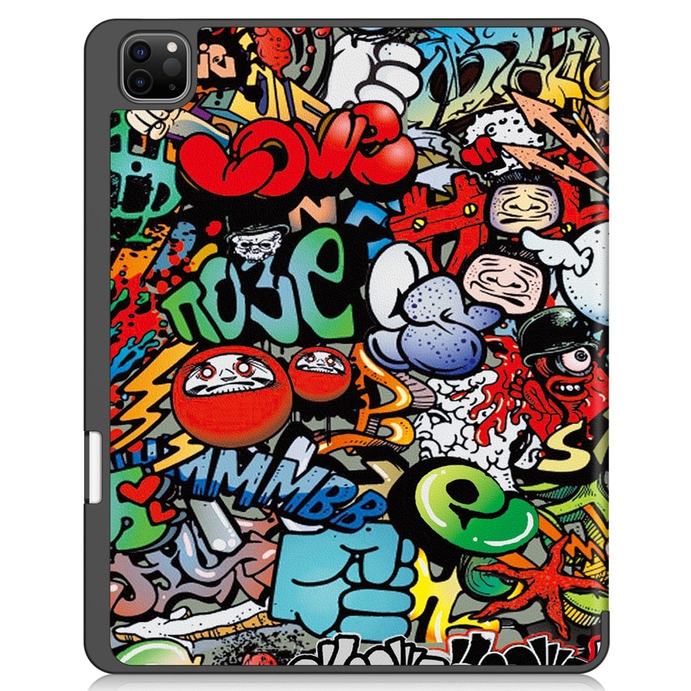 Apple iPad Air 13 (2024) Tri-Fold Case Schutzhülle Graffiti