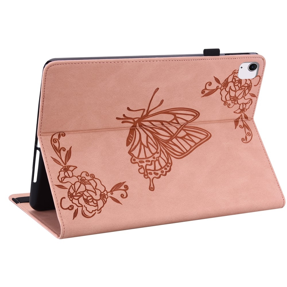 iPad Air 11 6th Gen (2024) Handytasche Schmetterling rosa