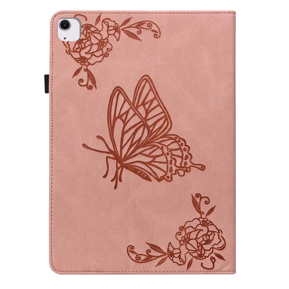 iPad Air 11 6th Gen (2024) Handytasche Schmetterling rosa