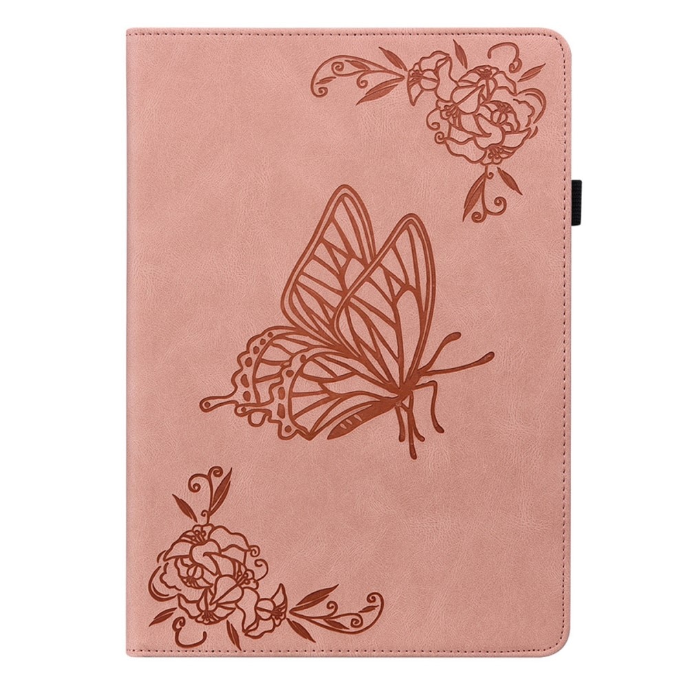 Apple iPad Air 11 7th Gen (2025) Handytasche Schmetterling Rosa