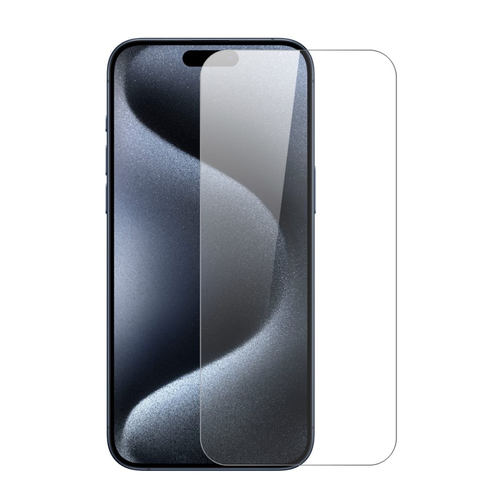 iPhone 15 Pro Displayschutz Panzerglas mit Montagerahmen (2 Stück)