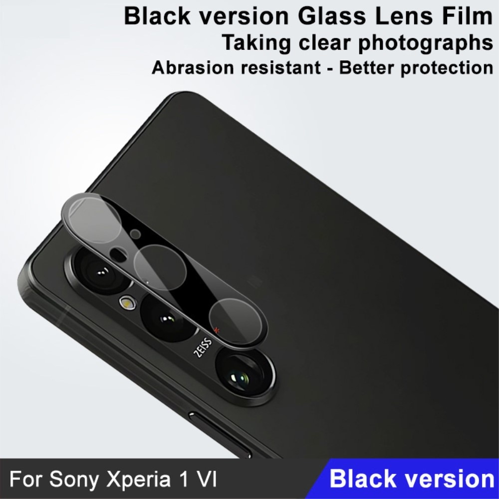 Panzerglas für Kamera 0.2mm Sony Xperia 1 VI Schwarz