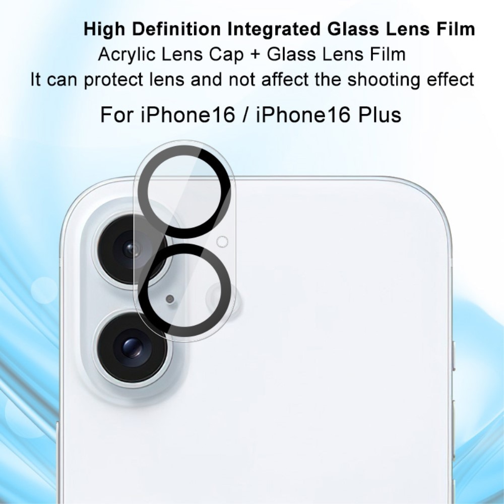 Panzerglas für Kamera 0.2mm iPhone 16 Plus transparent