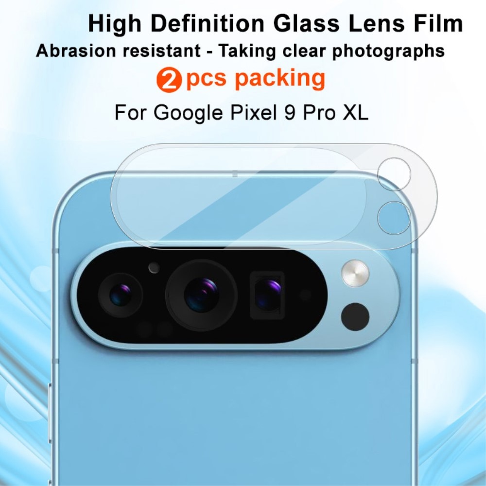 Panzerglas für Kamera 0.2mm Google Pixel 9 Pro XL (2 Stück) transparent
