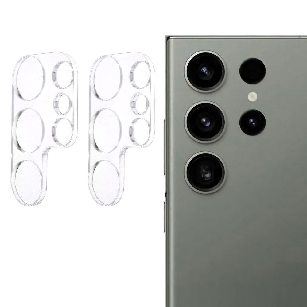 [Paket] Für Samsung Galaxy S24 Ultra 2x 3D 0,3 mm H9 Hart Glas Panzer Folie  | Wigento