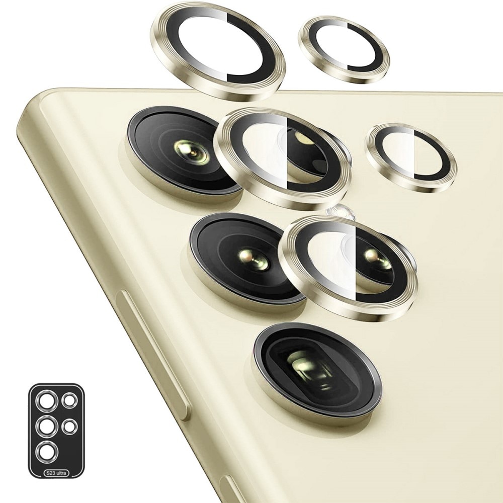 Hat Prince Panzerglas für Kamera Aluminium Samsung Galaxy S24 Ultra gold
