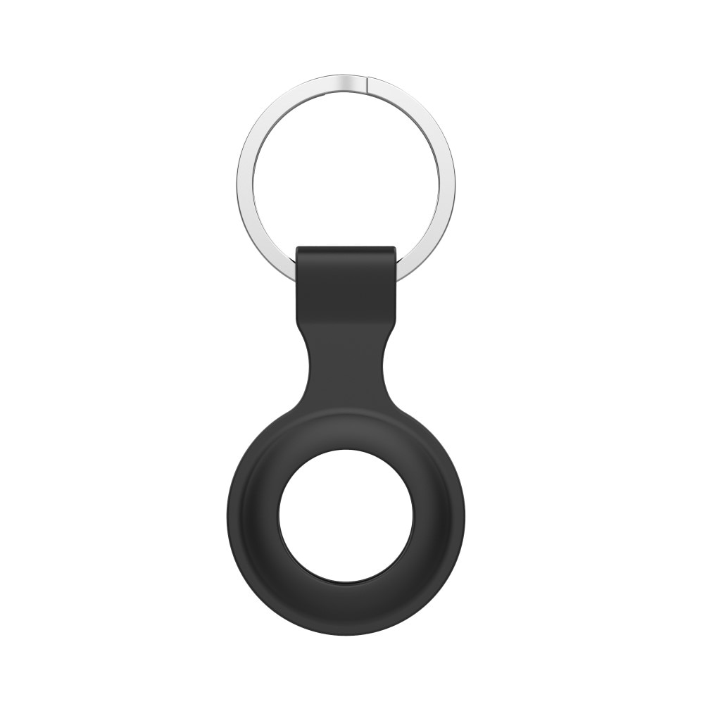 Schlüsselanhänger/Hülle Silikon Schwarz AirTag