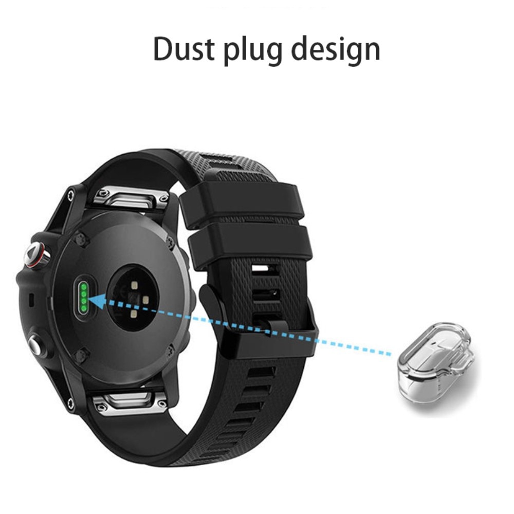 Dust Plug Silikon Garmin Vivosmart 5 durchsichtig