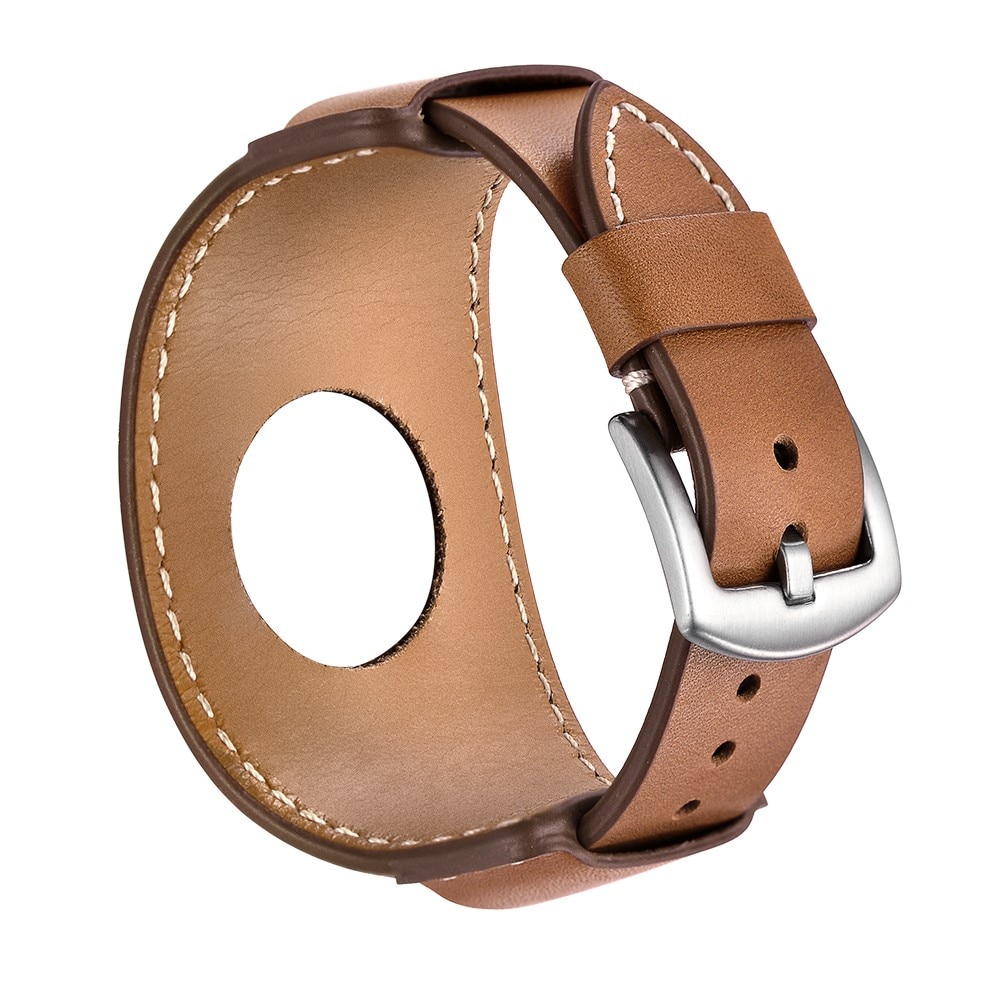 Apple Watch 42mm Breites Lederarmband braun