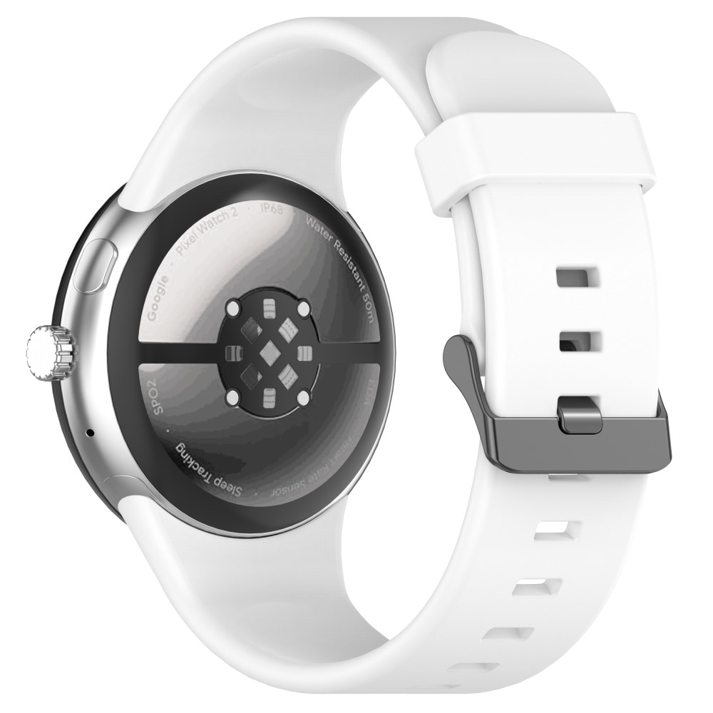 Google Pixel Watch 3 XL 45mm Armband aus Silikon weiß