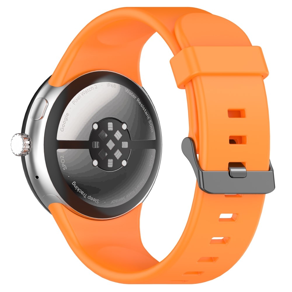 Google Pixel Watch 3 XL 45mm Armband aus Silikon orange