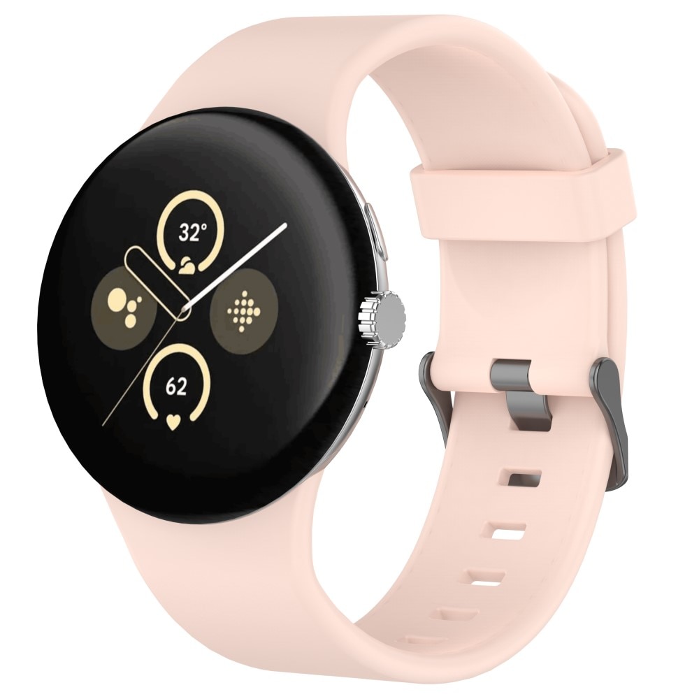 Google Pixel Watch 3 45mm Armband aus Silikon Rosa