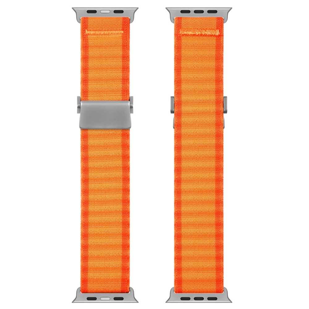 Apple Watch Series 10 46mm Active Nylon Armband orange