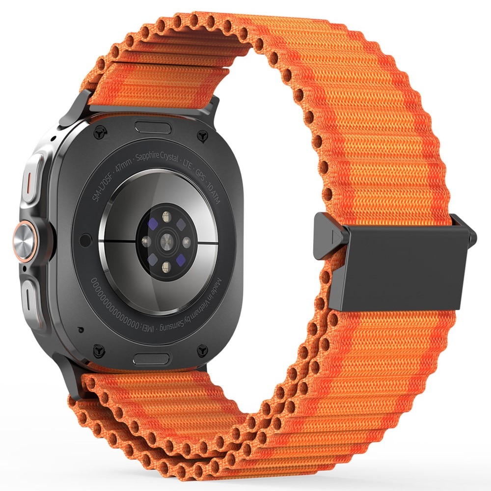 Samsung Galaxy Watch Ultra 47mm Active Nylon Armband orange