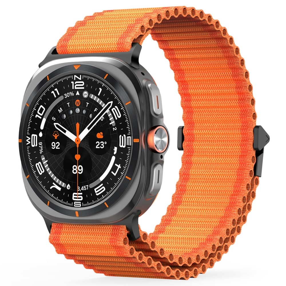 Samsung Galaxy Watch Ultra 47mm Active Nylon Armband orange