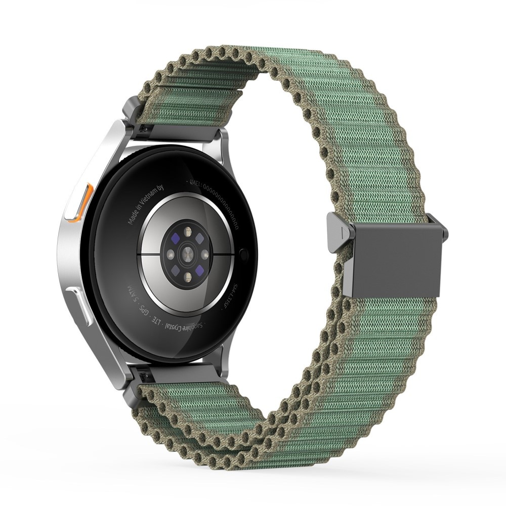 Samsung Galaxy Watch 7 44mm Active Nylon Armband Grün