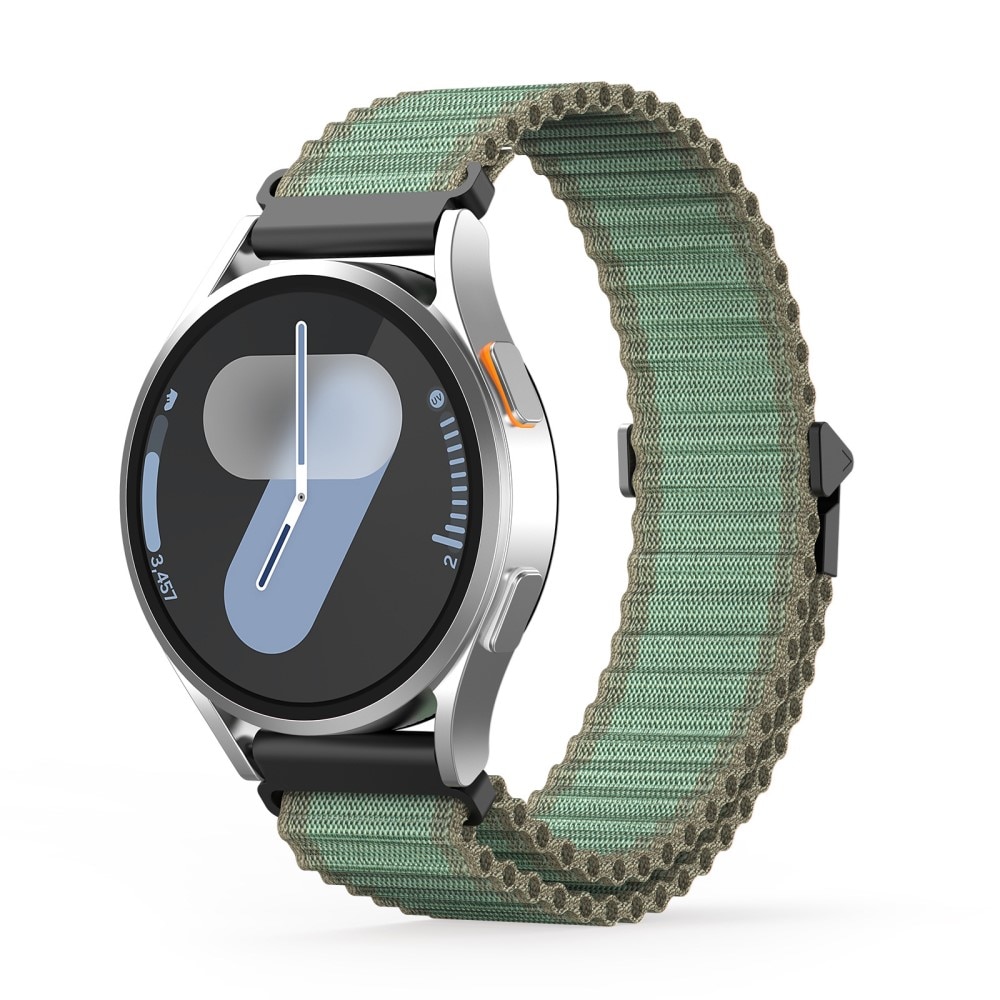 Samsung Galaxy Watch 7 44mm Active Nylon Armband grün