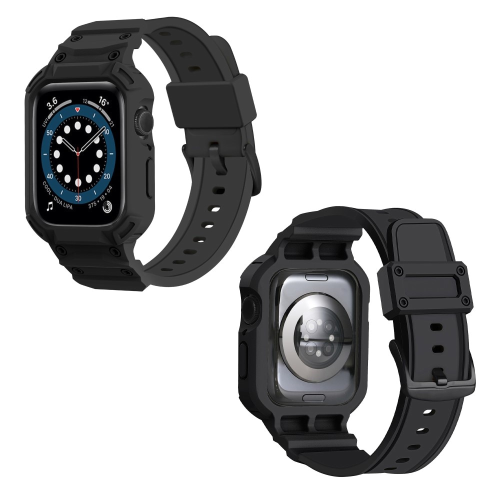 Apple Watch Series 10 46mm Adventure Hülle + Armband schwarz