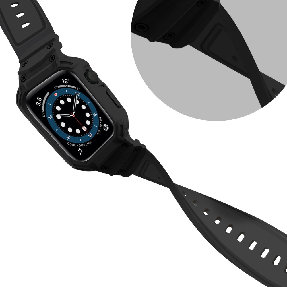 Apple Watch Series 10 46mm Adventure Hülle + Armband schwarz